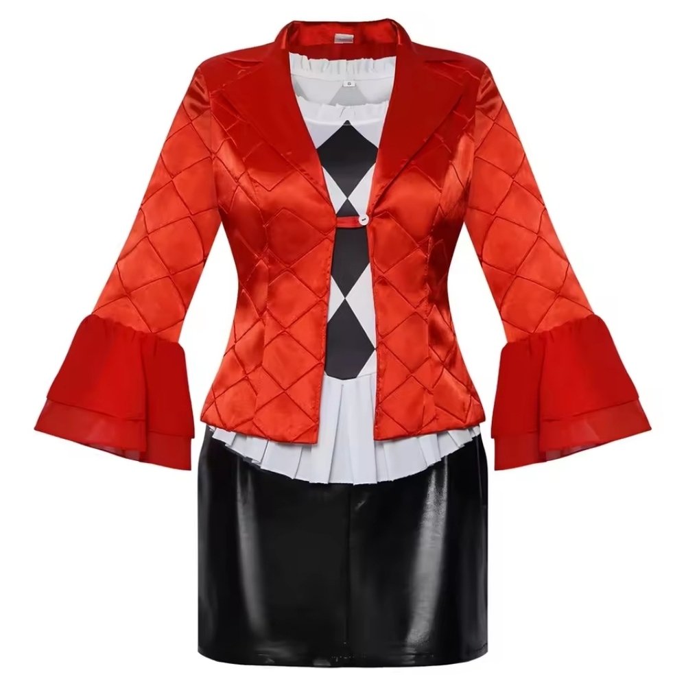 2024 Halloween Costume For Women Harleyqueen Cosplay Jacket Coat Uniform Suit La - Picture 3 of 8